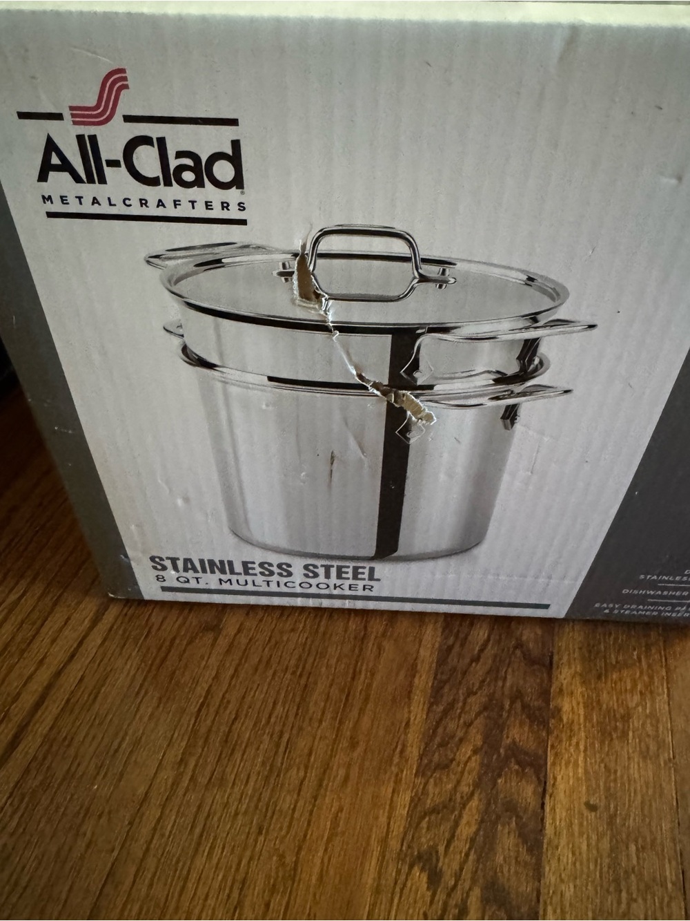 All-Clad Stainless Steel 8 Qt Multicooker - Polished Silver
